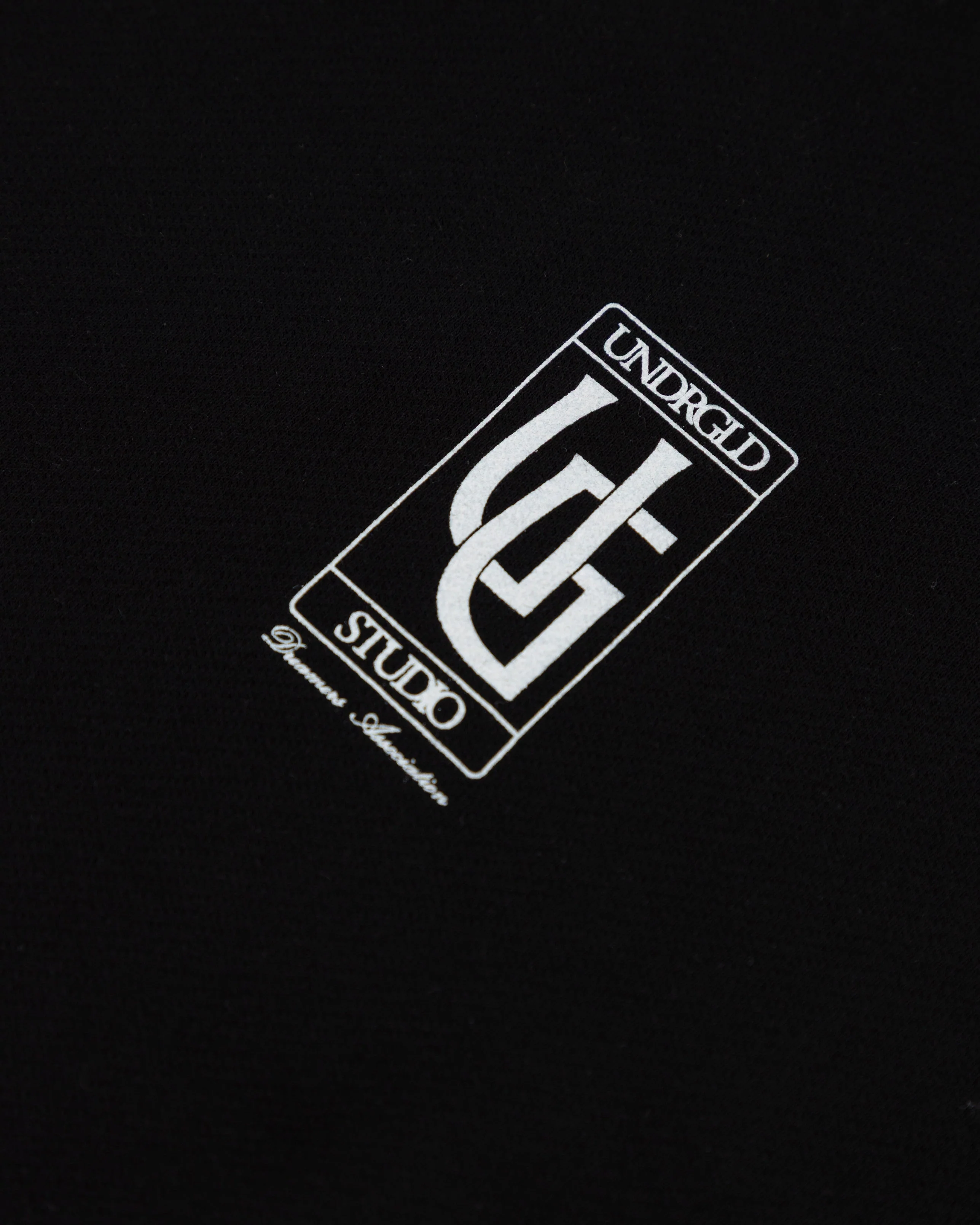 Line UG Frame Boxy Fit Hoodie Black - Image 3