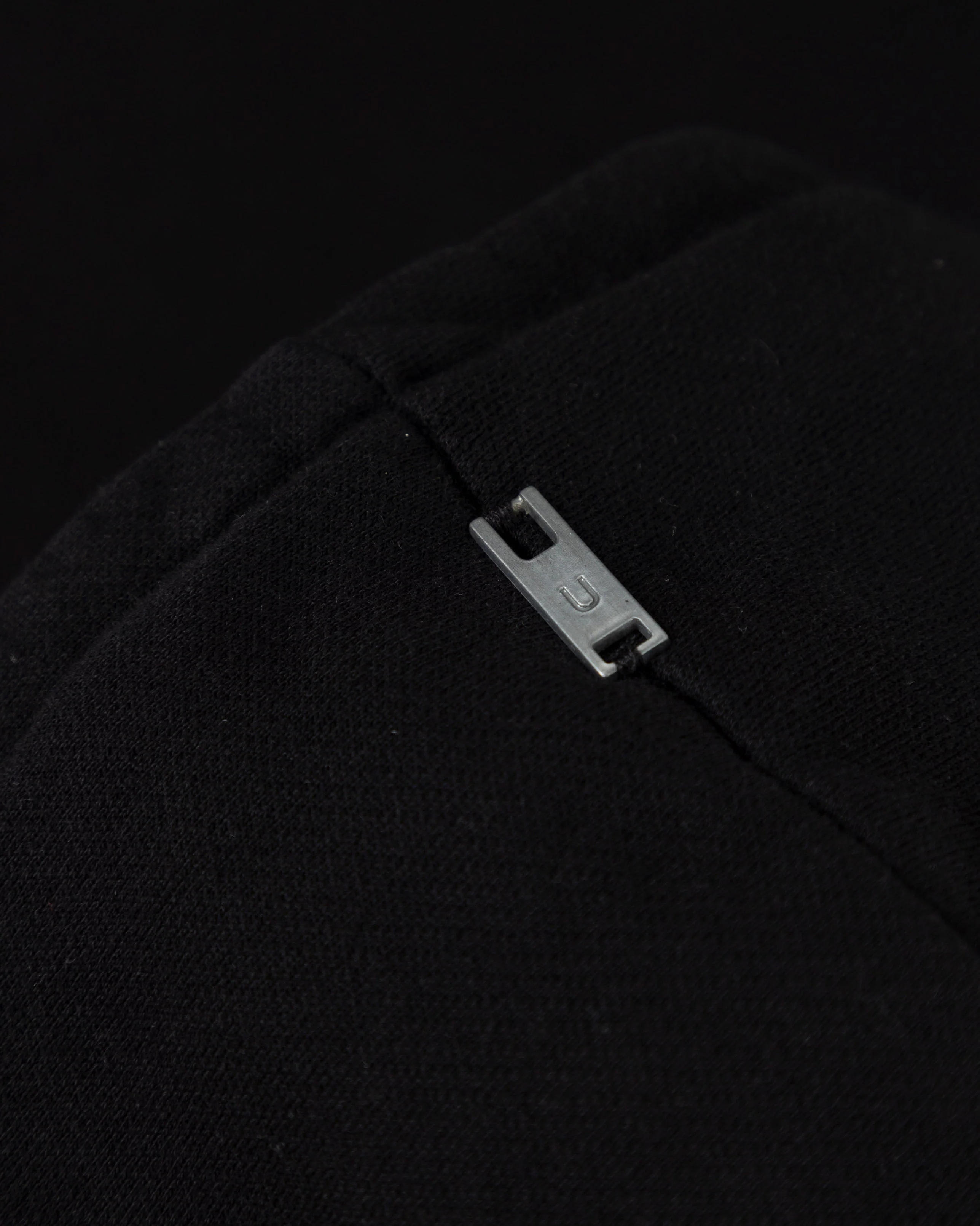 Line UG Frame Boxy Fit Hoodie Black - Image 4