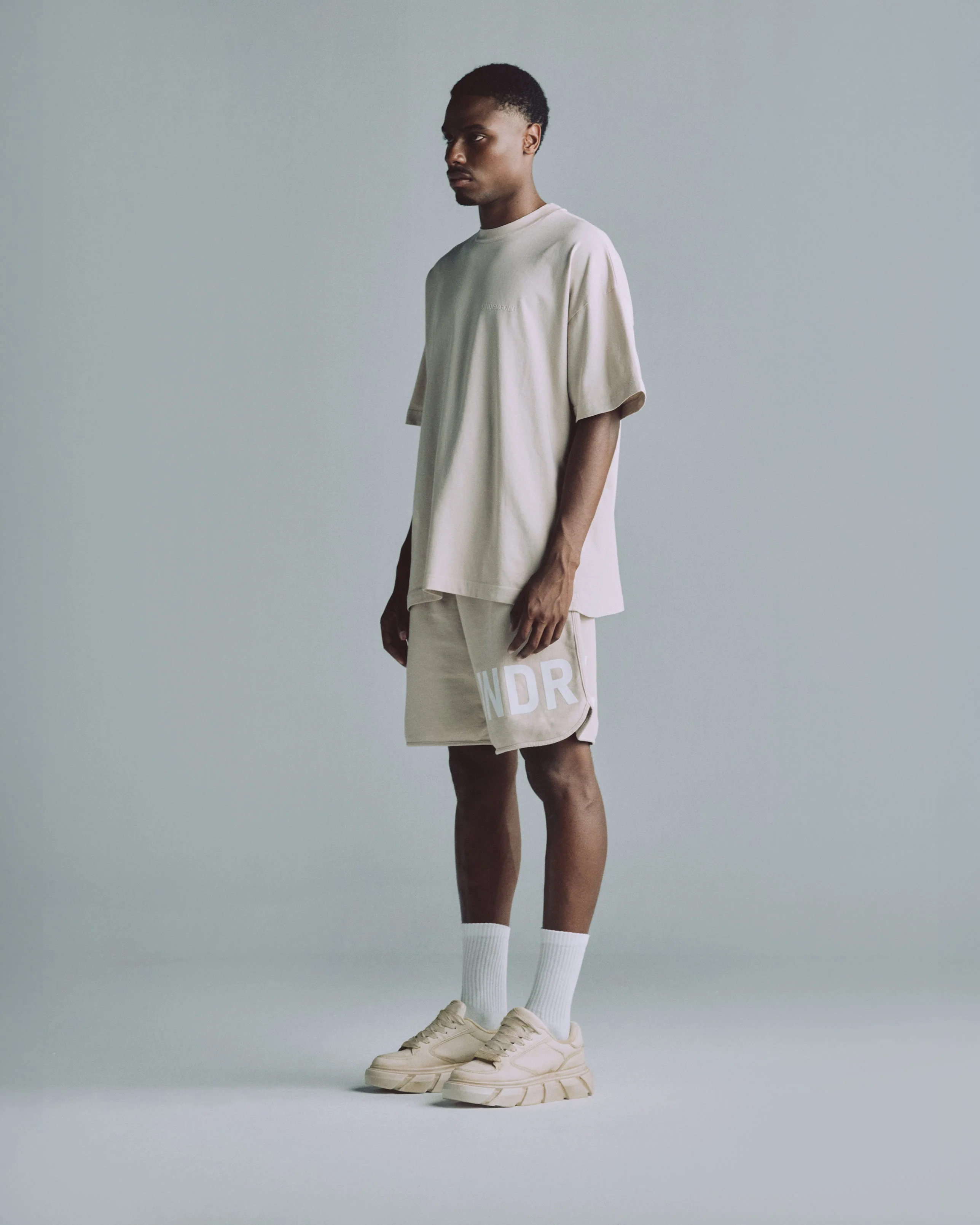Line UNDRGLD Biased Shorts Cream - Image 5