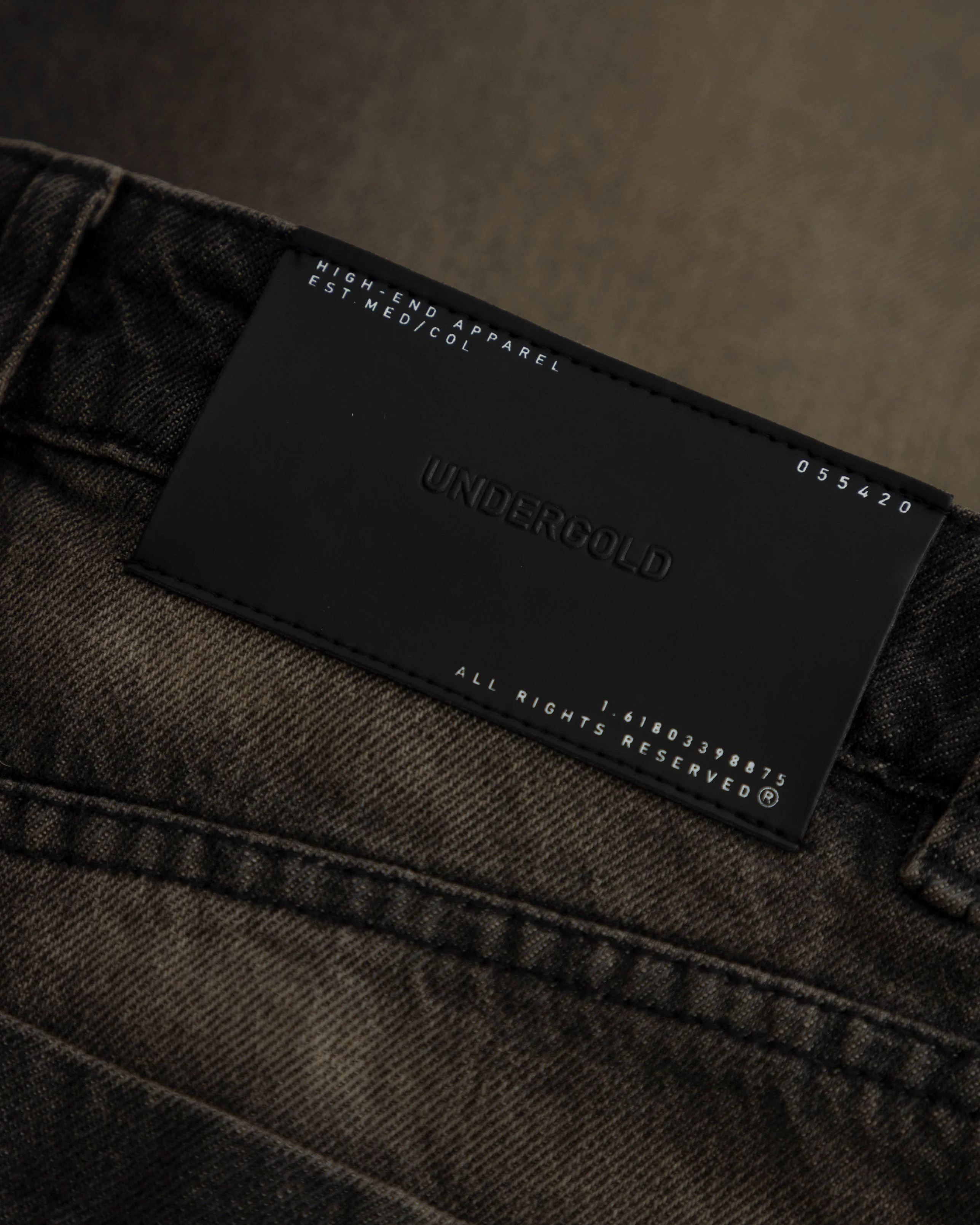 W Line Basic Wide Jeans Dirty Black - Image 5