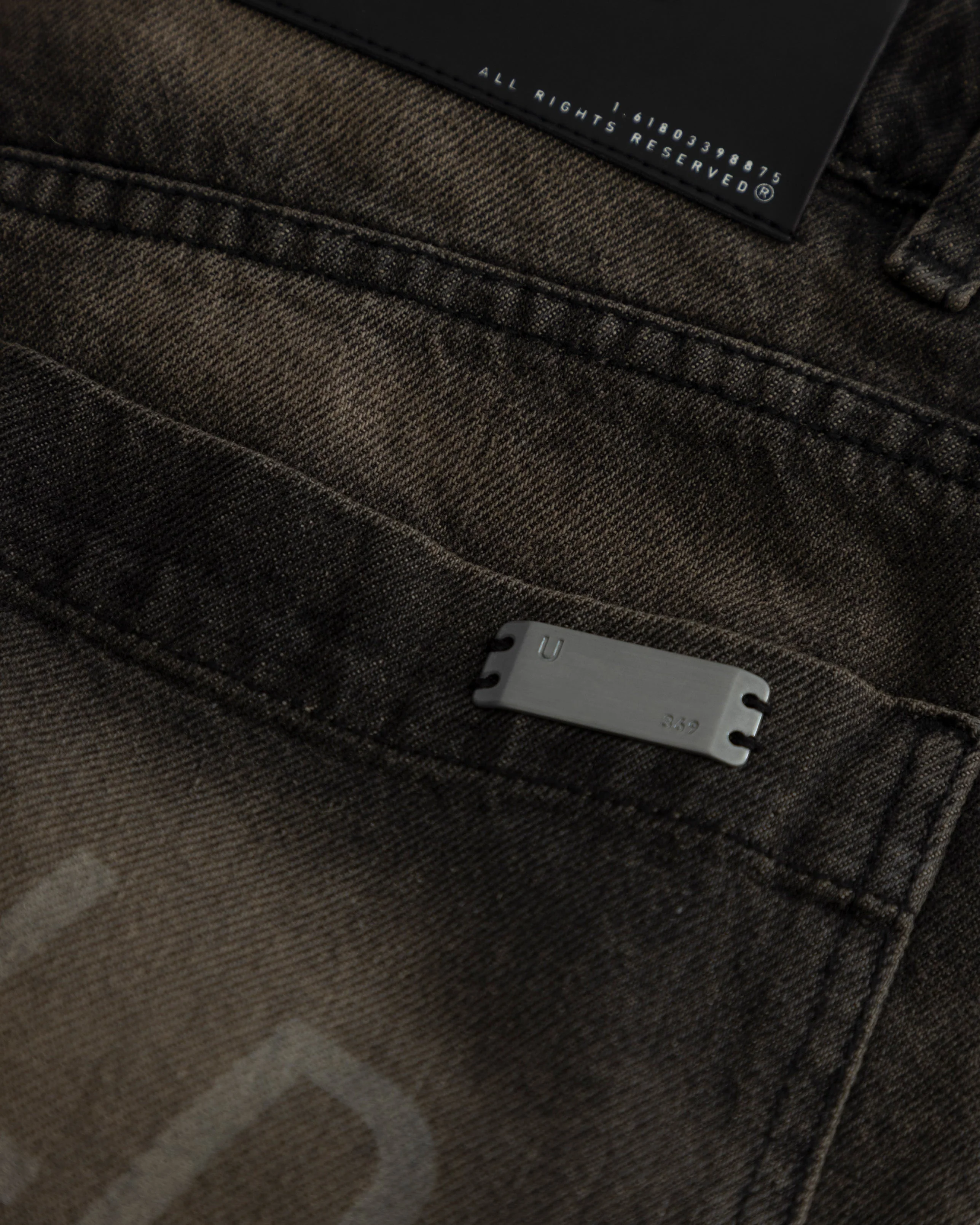 W Line Basic Wide Jeans Dirty Black - Image 6