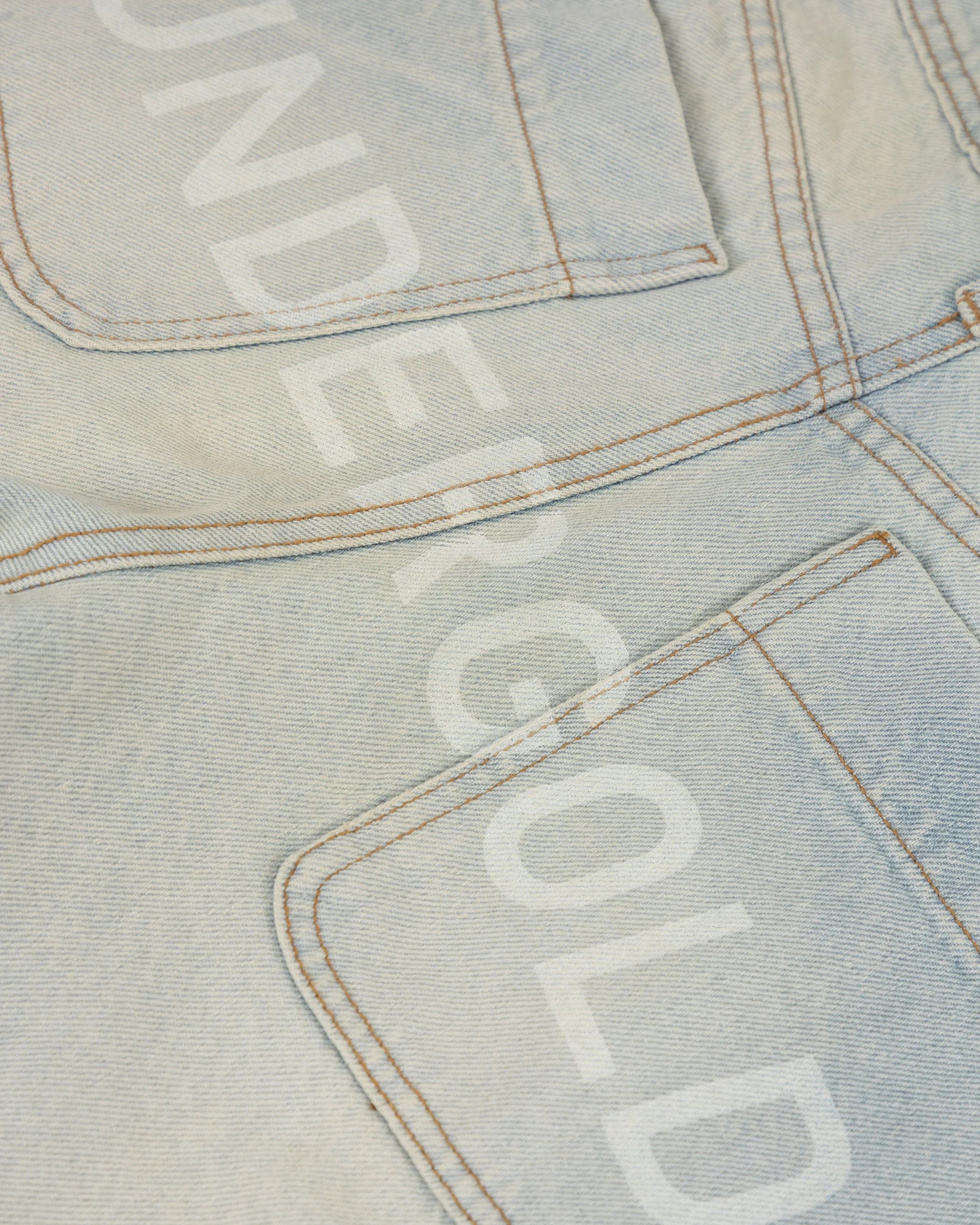 W Line Basic Wide Jeans Light Blue - Image 5