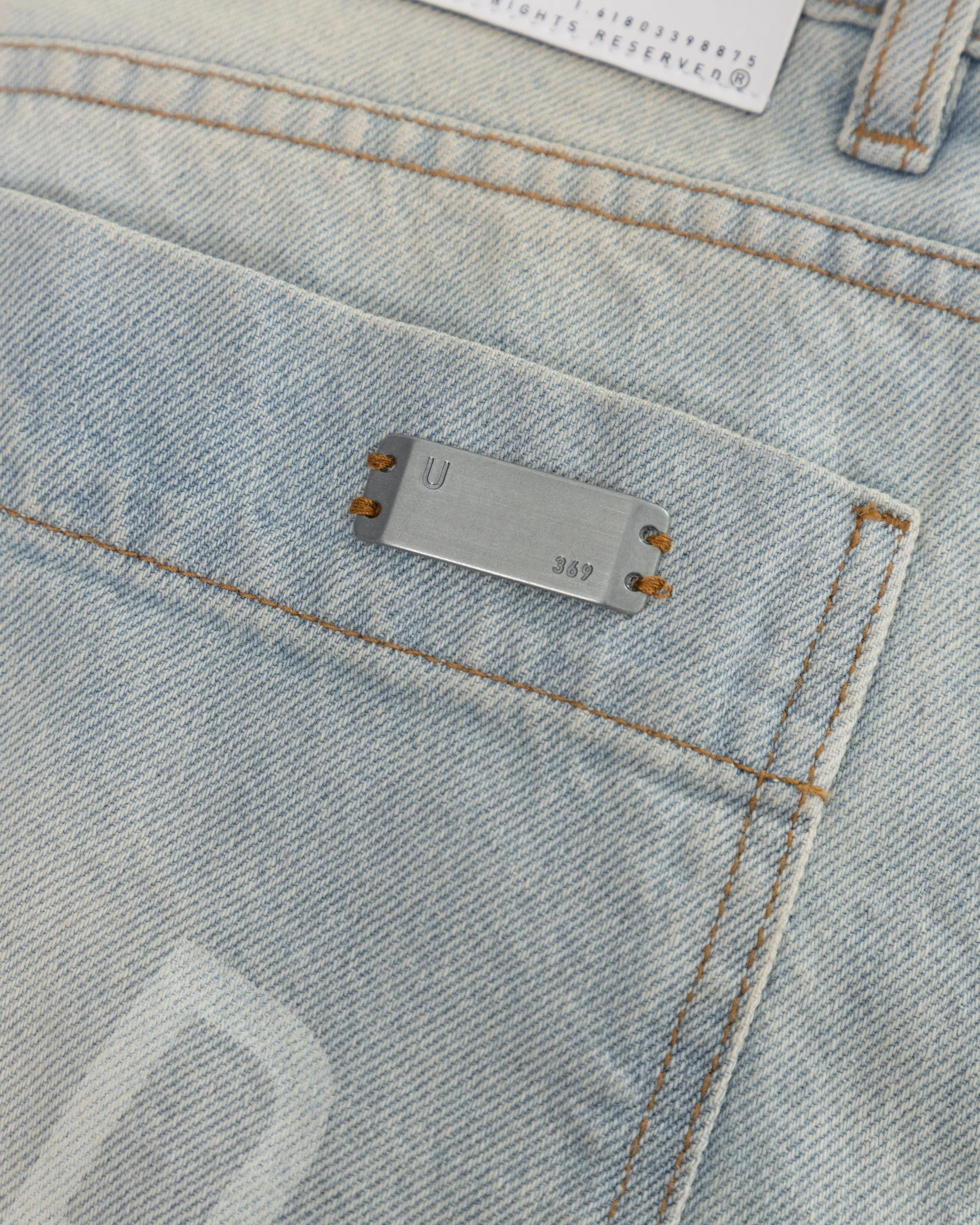 W Line Basic Wide Jeans Light Blue - Image 6