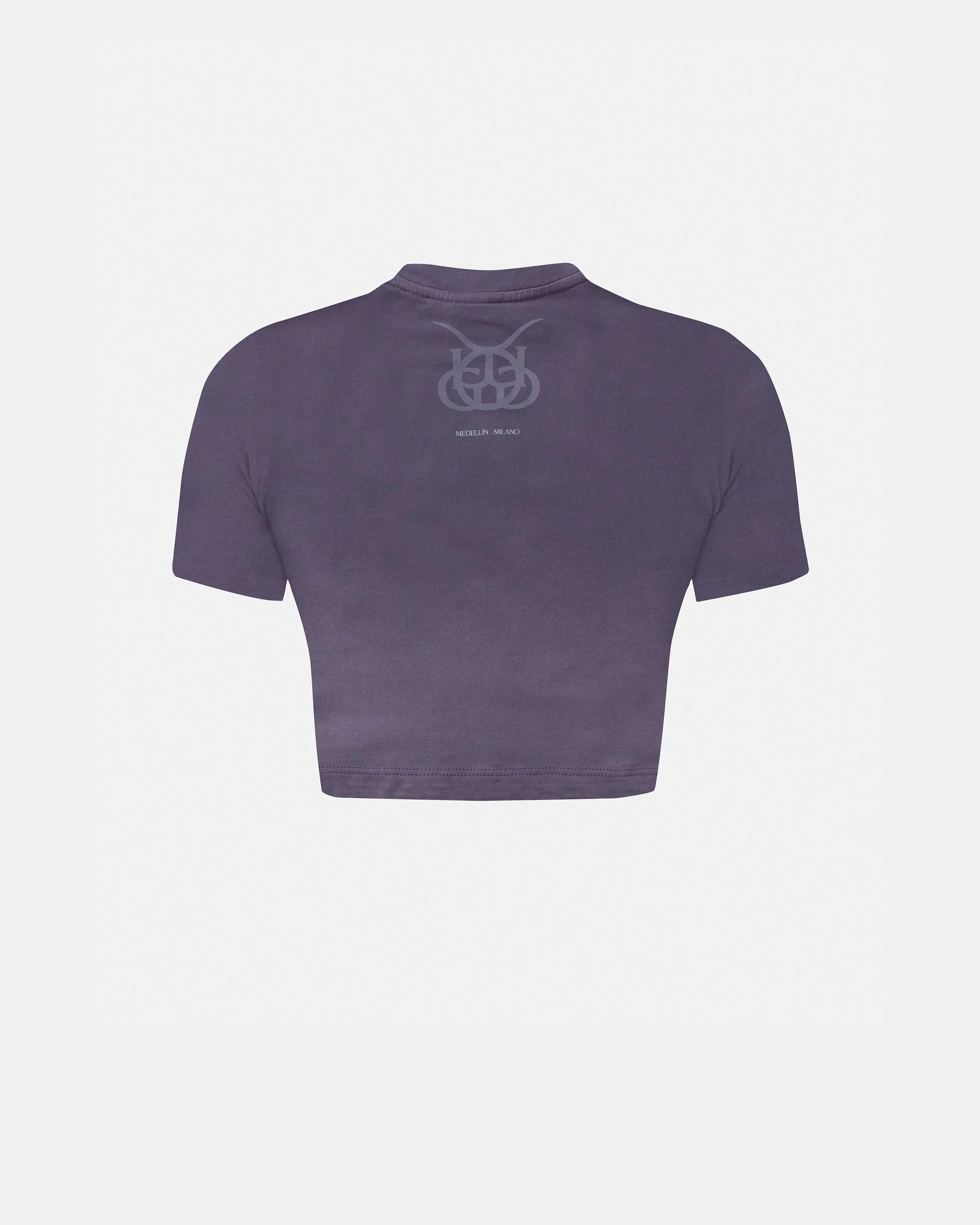 Santa Unión "Unión" Baby Tee Purple - Image 3