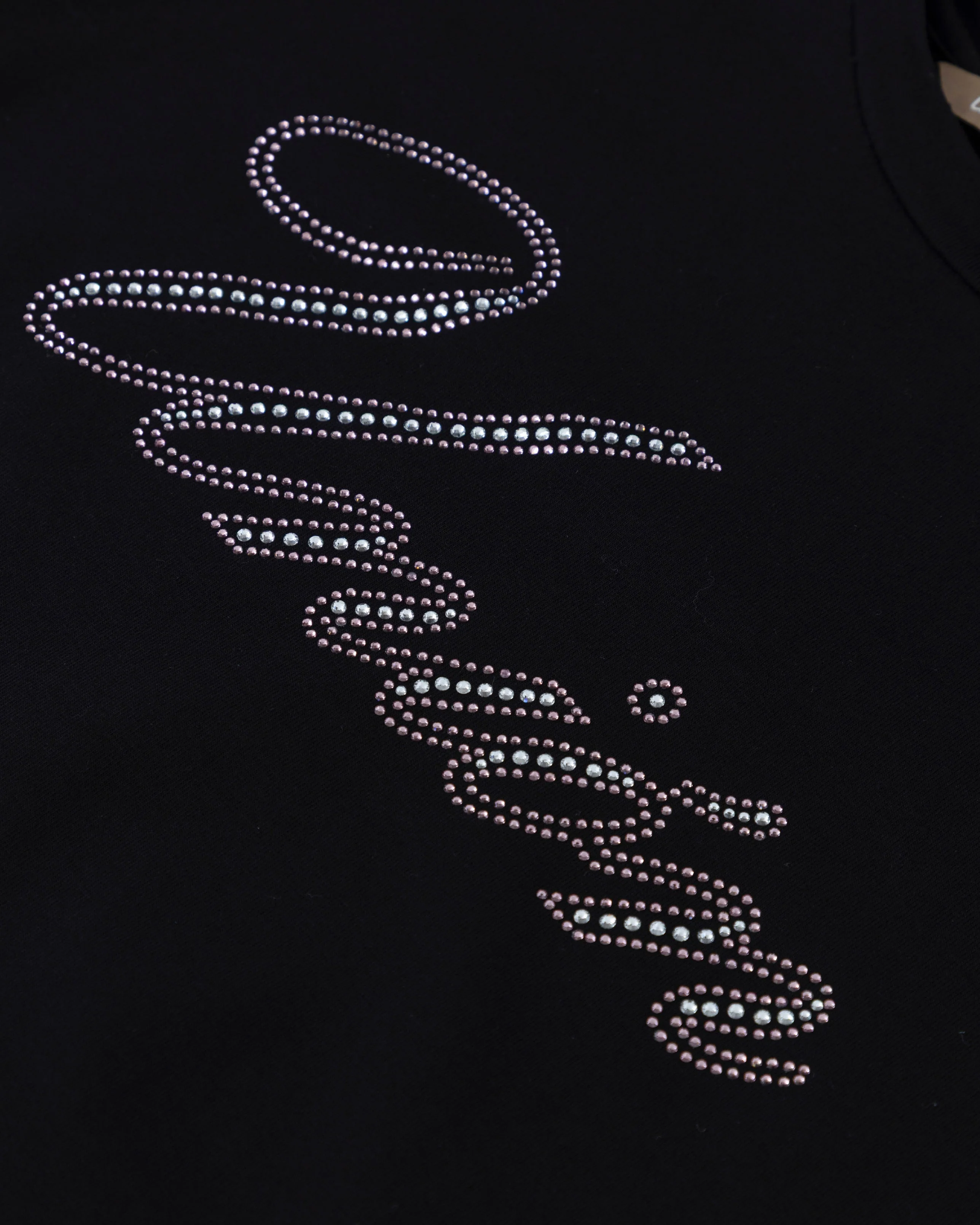 Santa Union "Unión" Long Baby Tee Black - Image 4