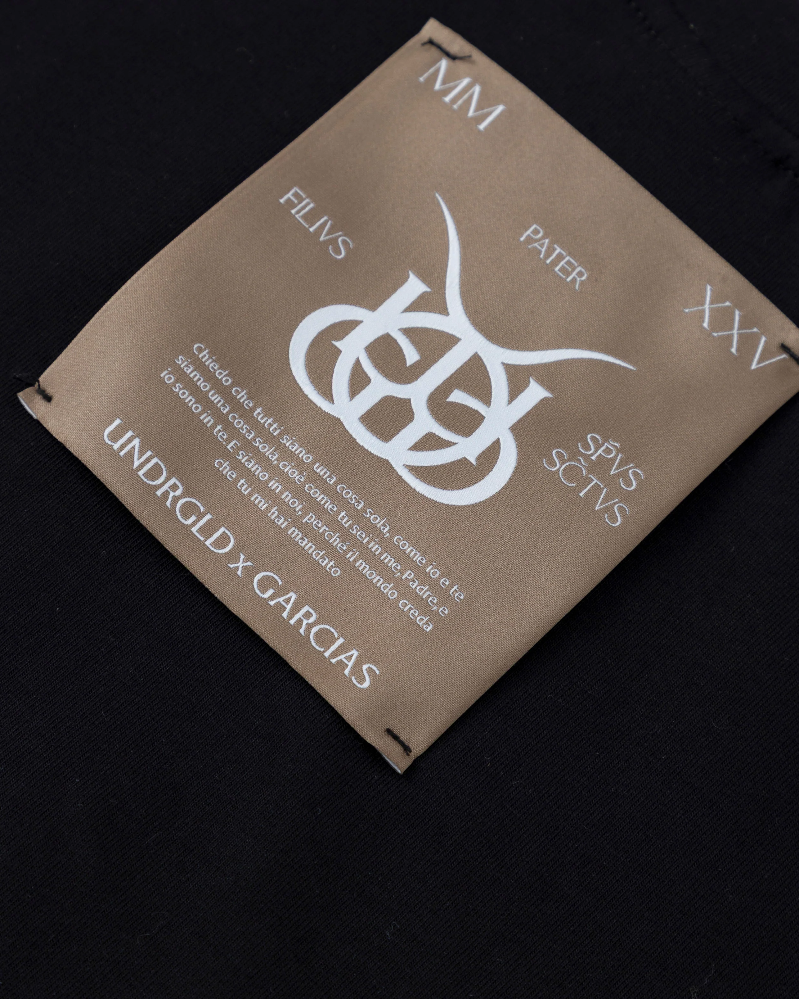 Santa Union "Unión" Long Baby Tee Black - Image 6