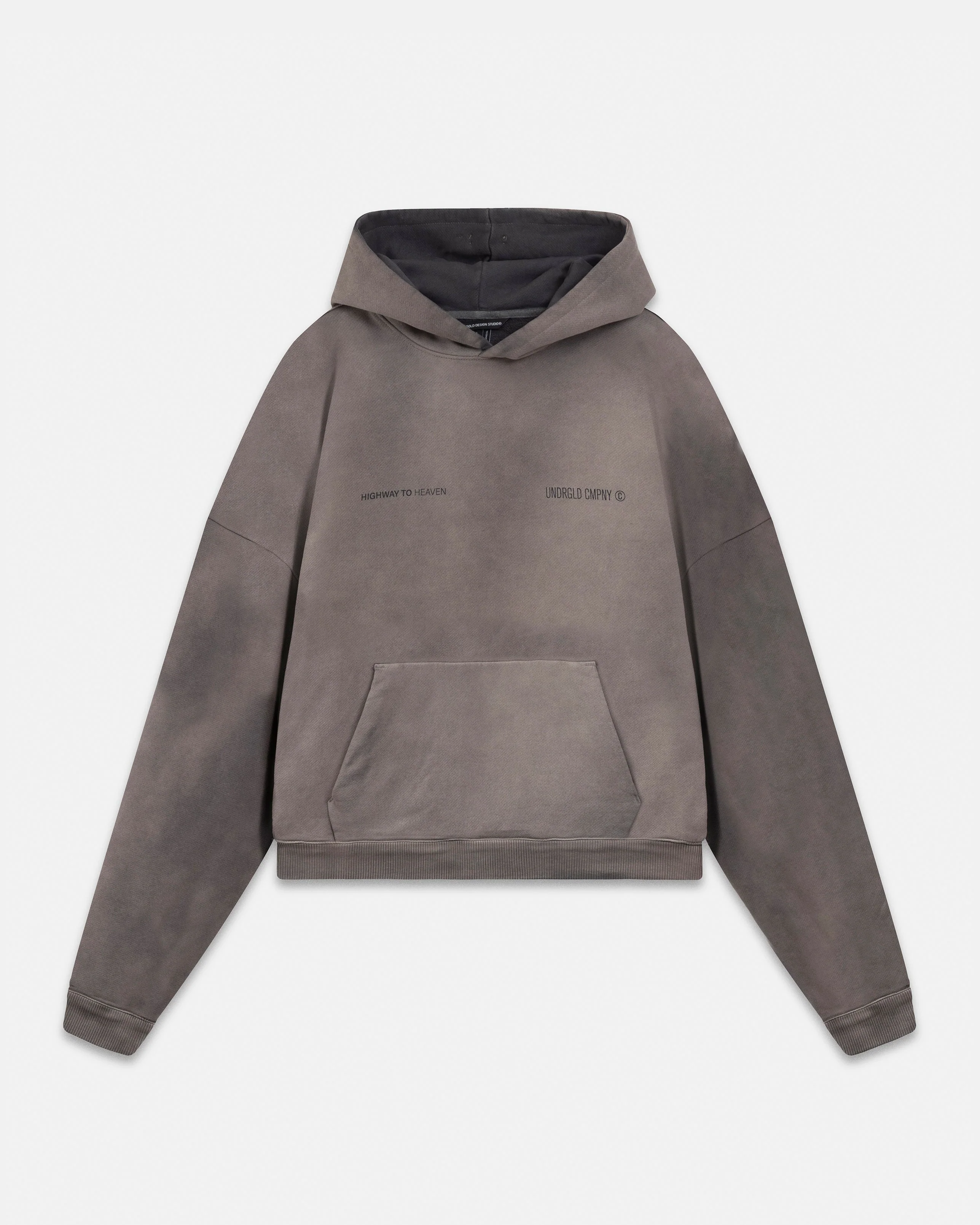 Spring Code Boxy Fit Hoodie Vintage Gray