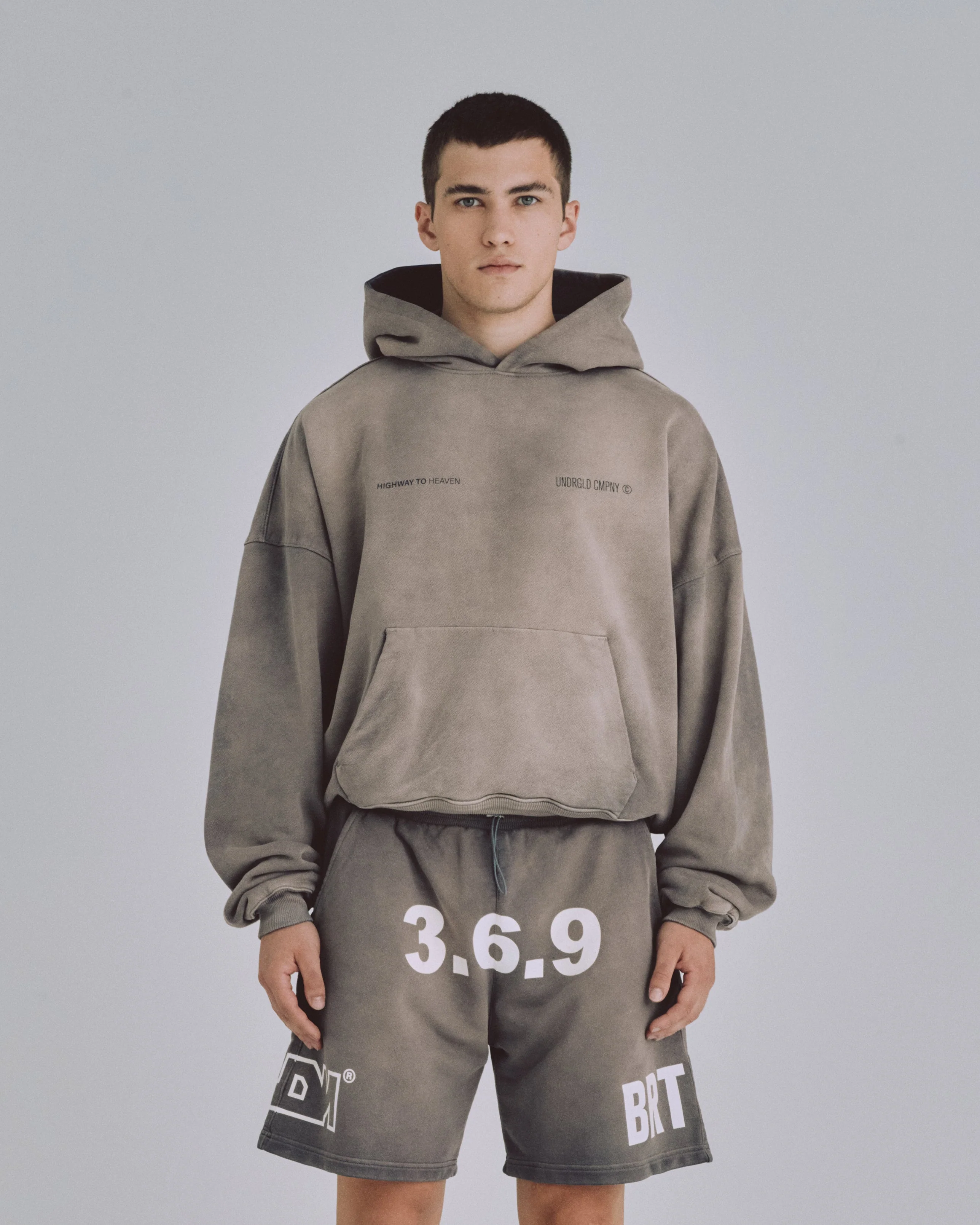 Spring Code Boxy Fit Hoodie Vintage Gray - Image 2