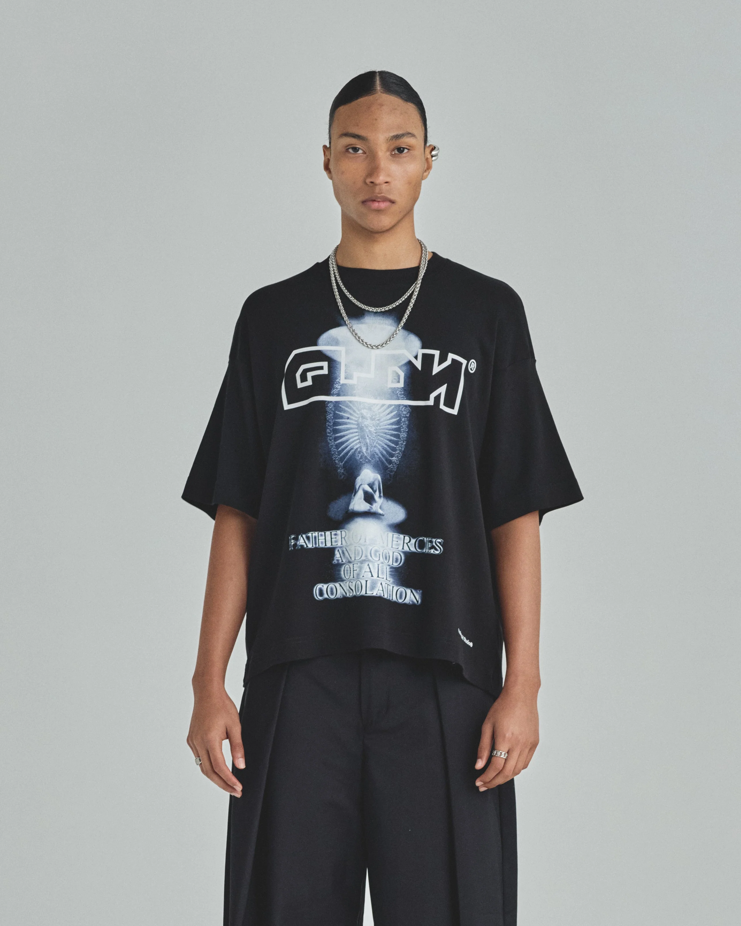 Spring Consolation Boxy Fit Tshirt Black - Image 2