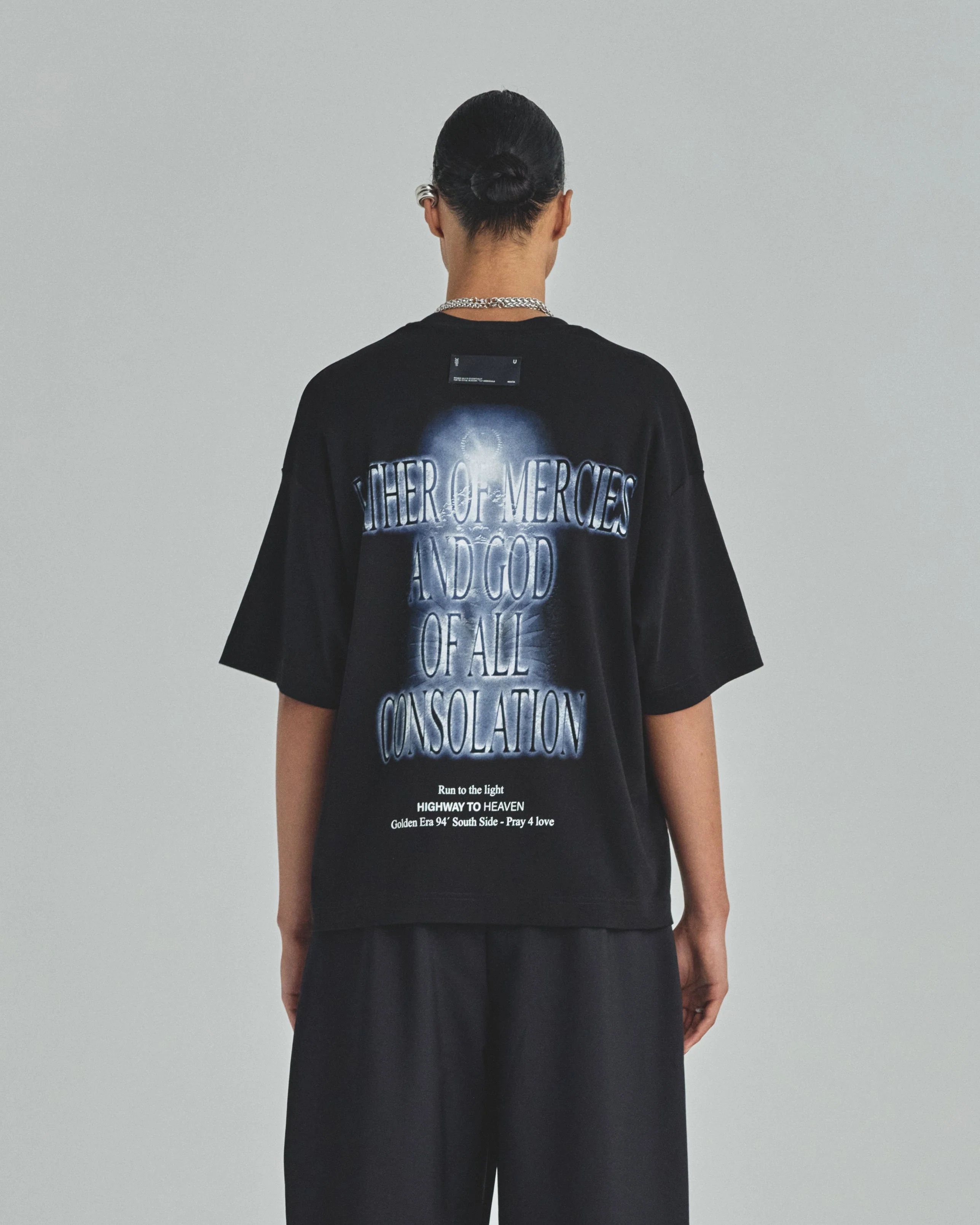 Spring Consolation Boxy Fit Tshirt Black - Image 7
