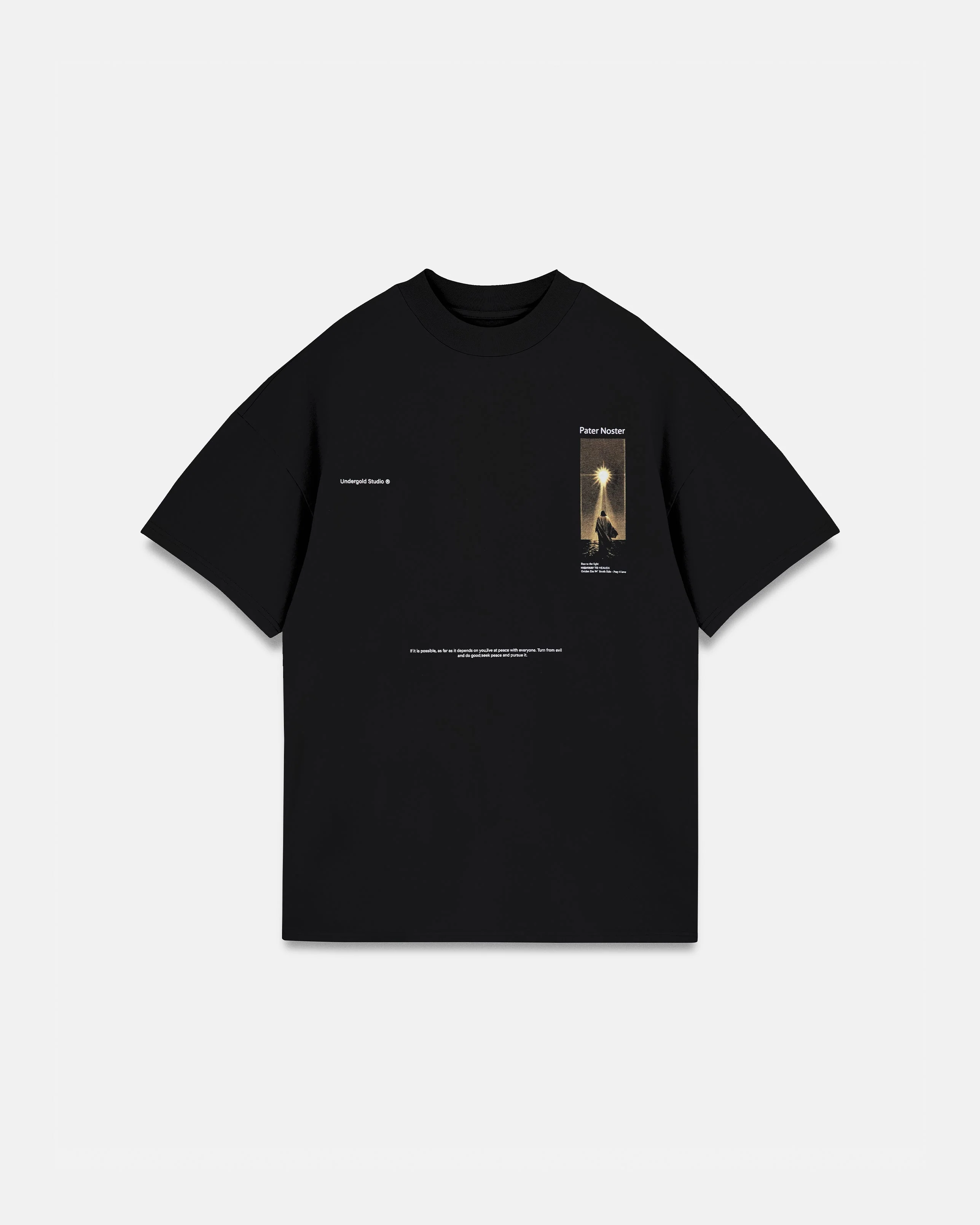 Spring Pater Noster Tshirt Black - Image 3