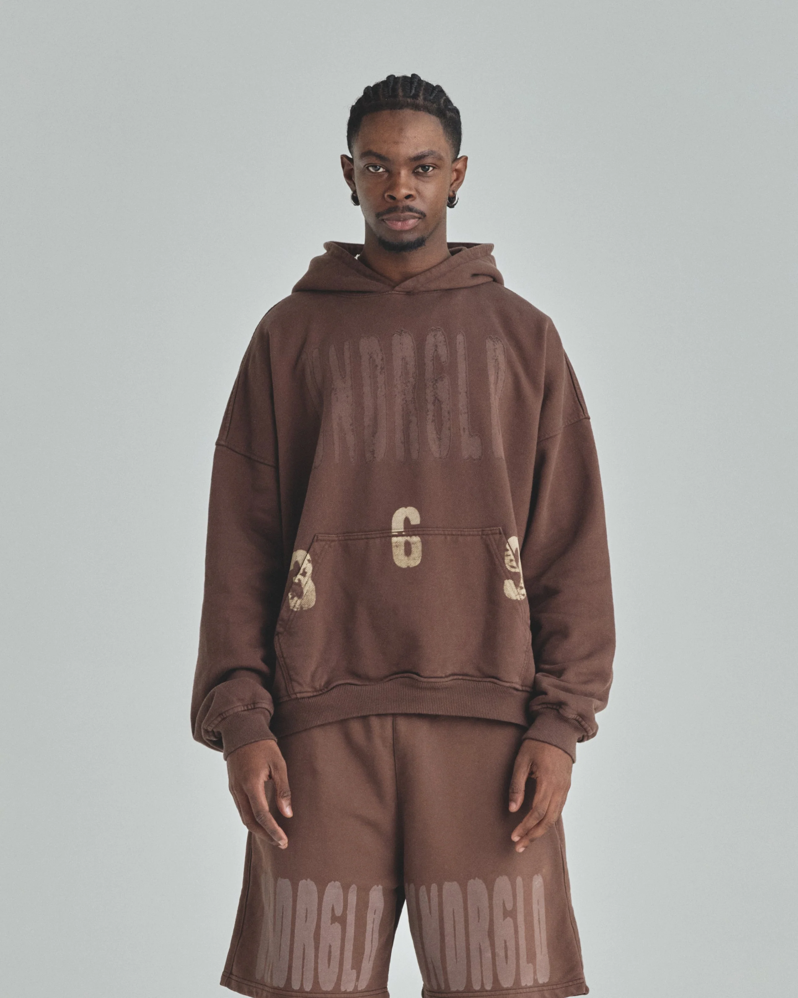 Spring UNDRGLD Hoodie Brown - Image 2