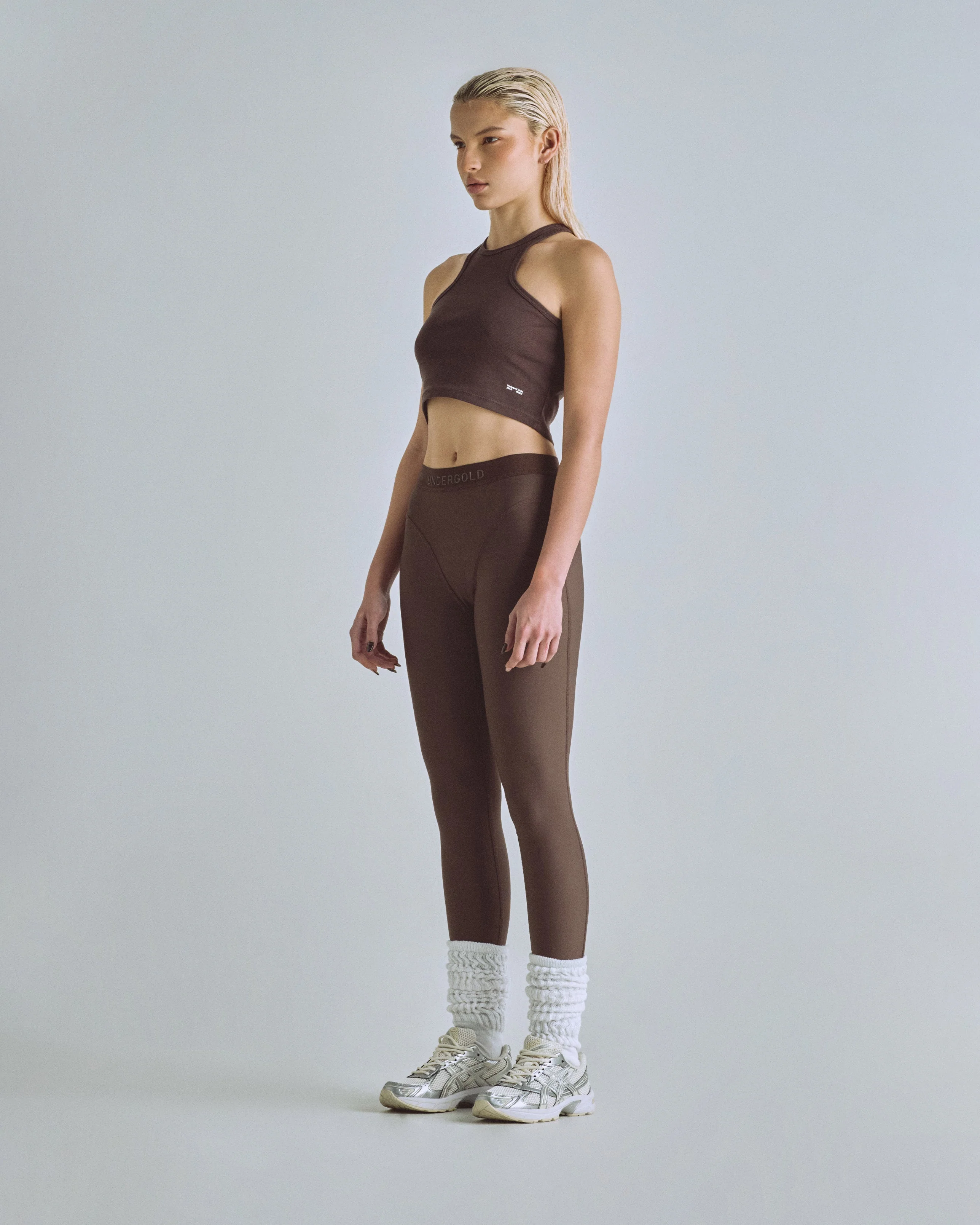 W Basics Undergold Studio Tank Top Brown - Image 5