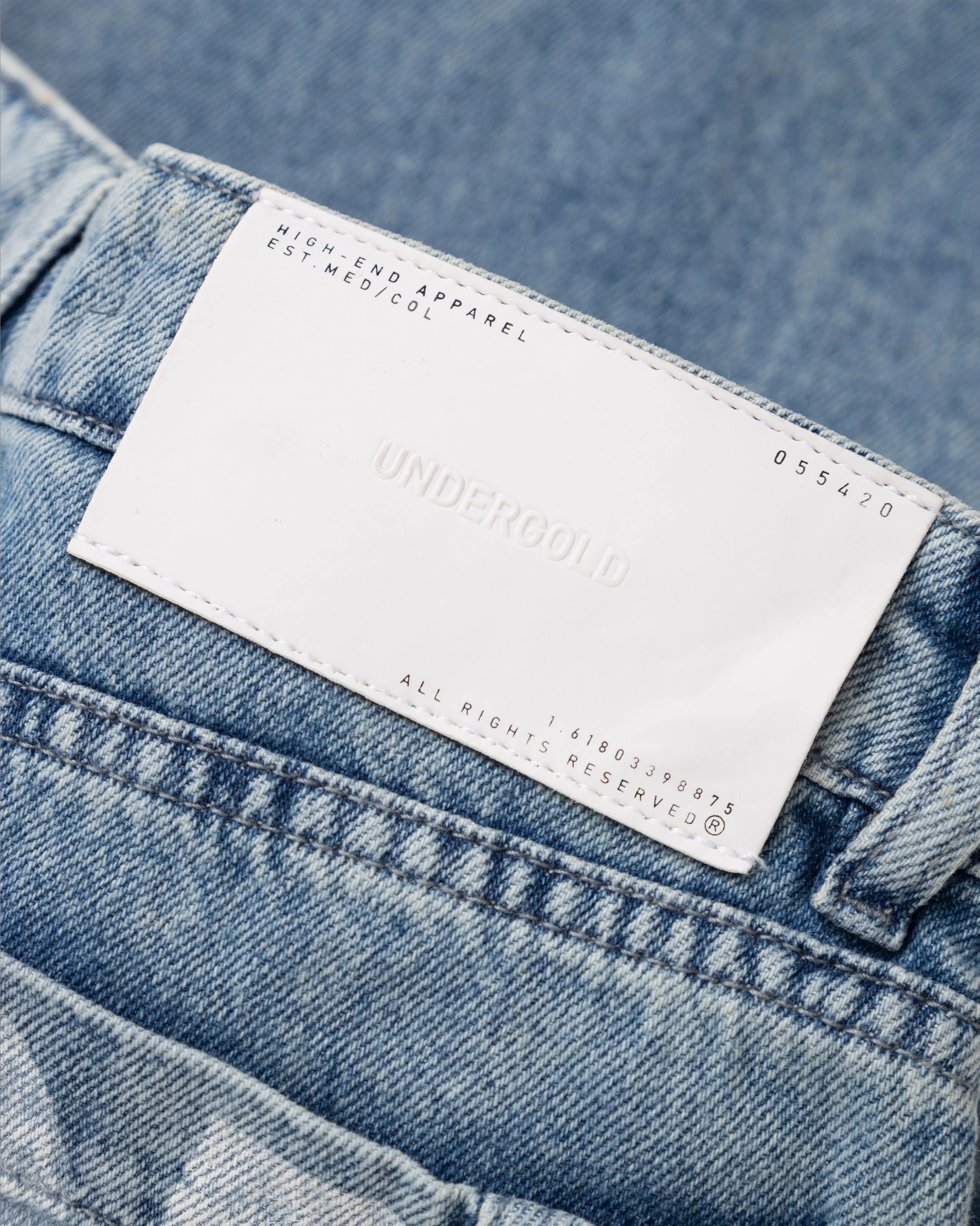 W Basics UNGD Wide Jean Washed Blue - Image 6