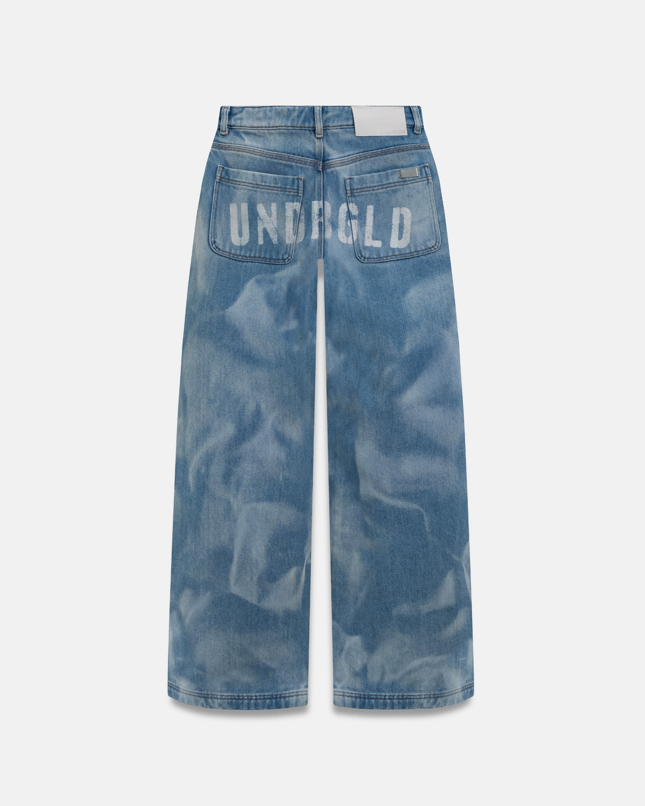 W Basics Wide Jeans Blue - Image 3