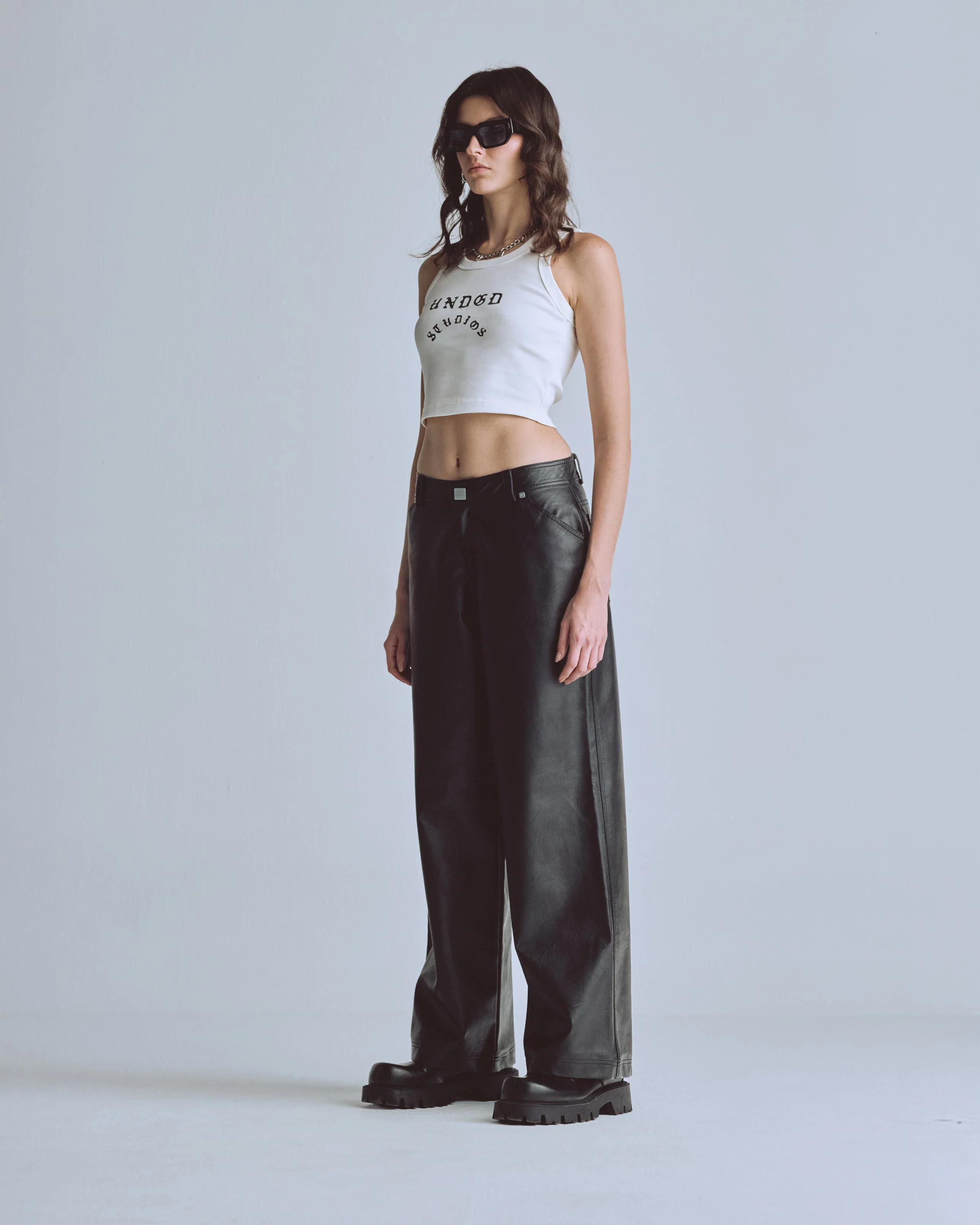 W Capsule UNDGD STUDIOS Tank Top White - Image 5
