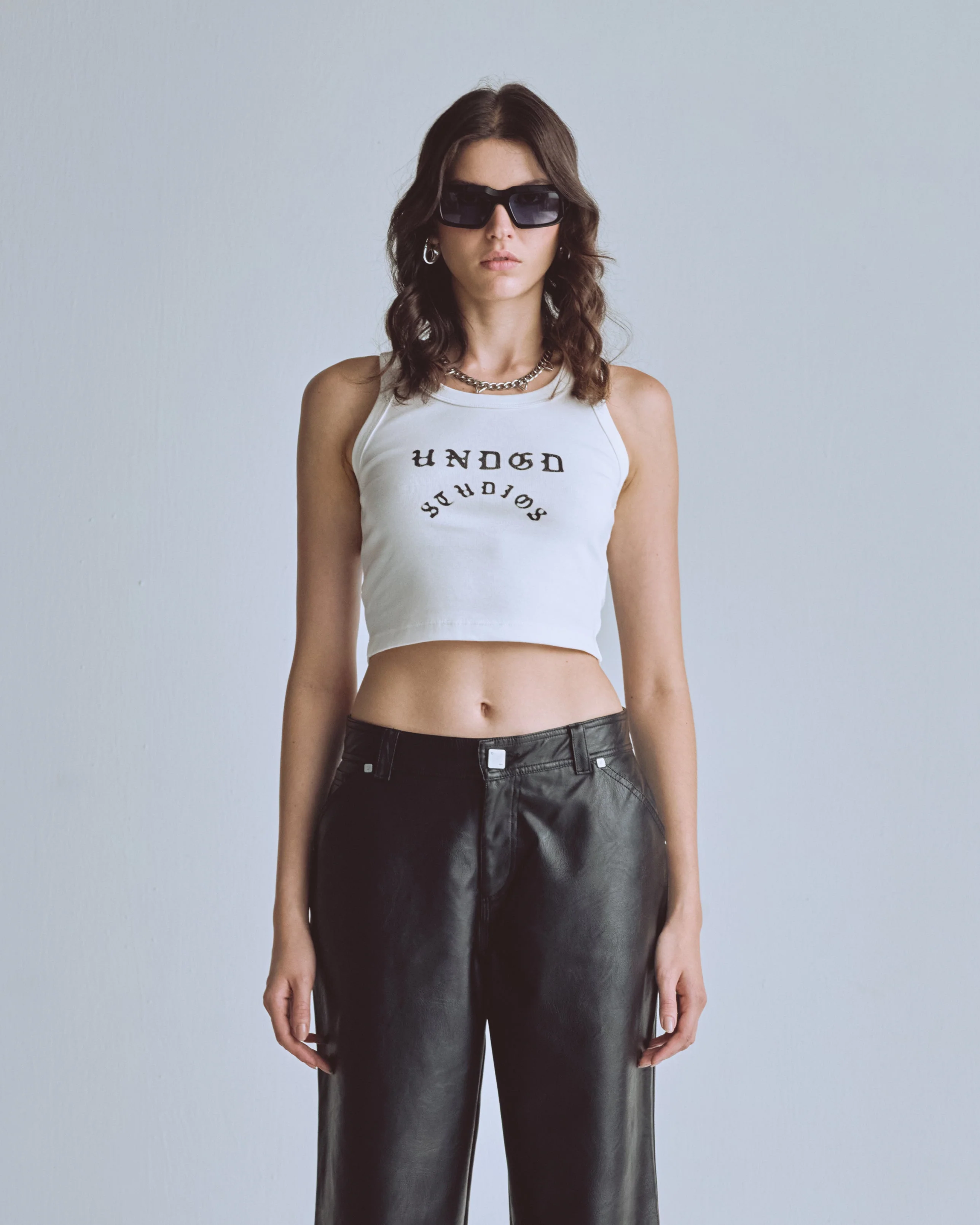 W Capsule UNDGD STUDIOS Tank Top White - Image 7