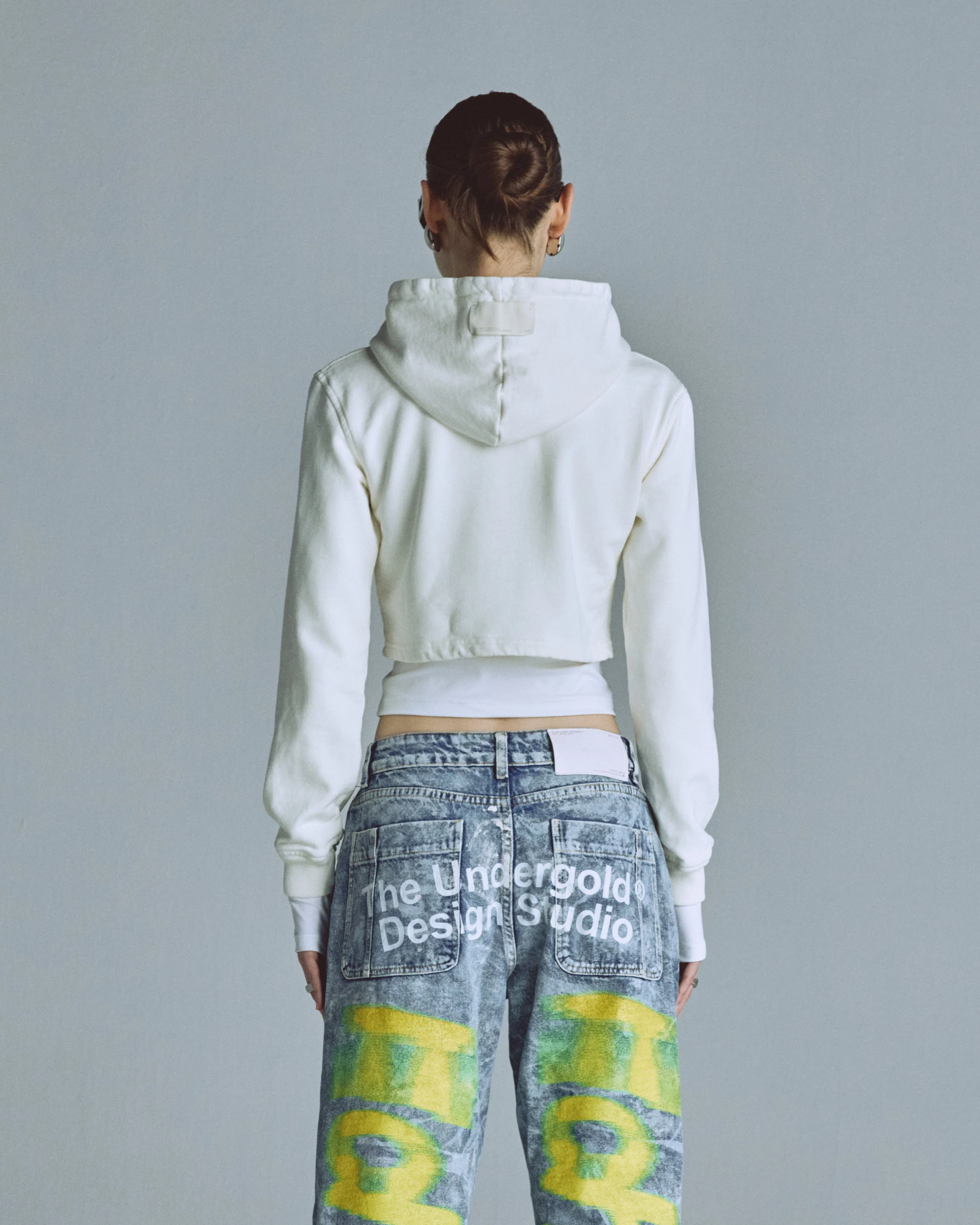 W Echoes Tremor Slim Fit Hoodie White - Image 7