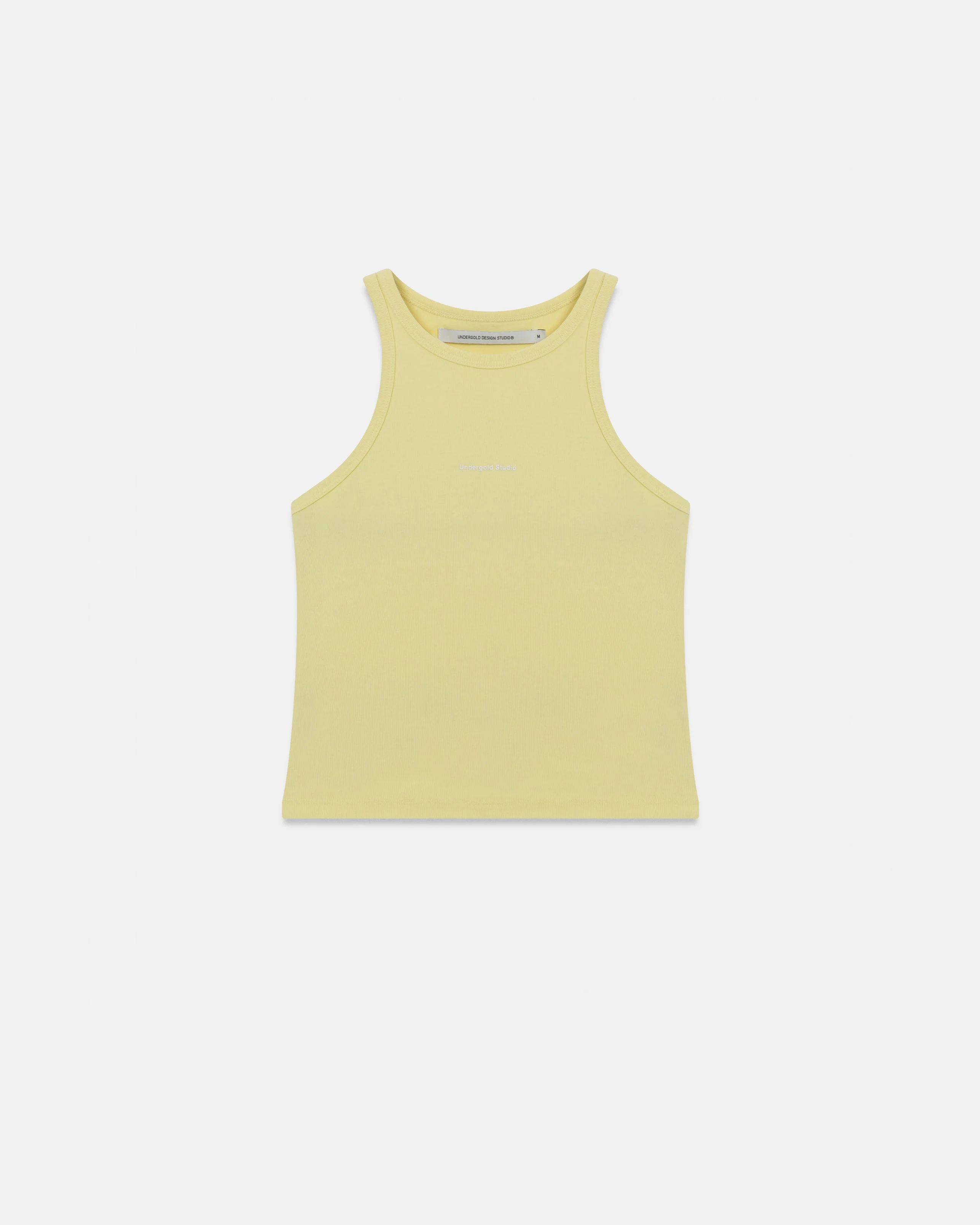 W Holy State 94 Halter Tank Top Yellow