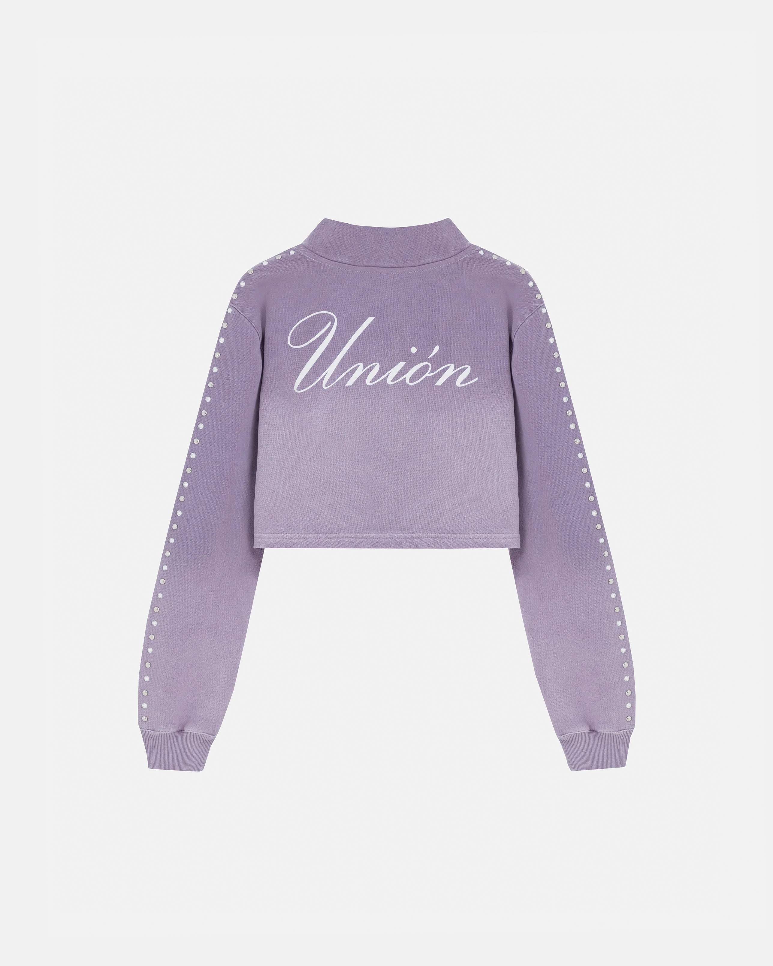 W Santa Union "Unión" Zip Up Turtleneck Purple - Image 3