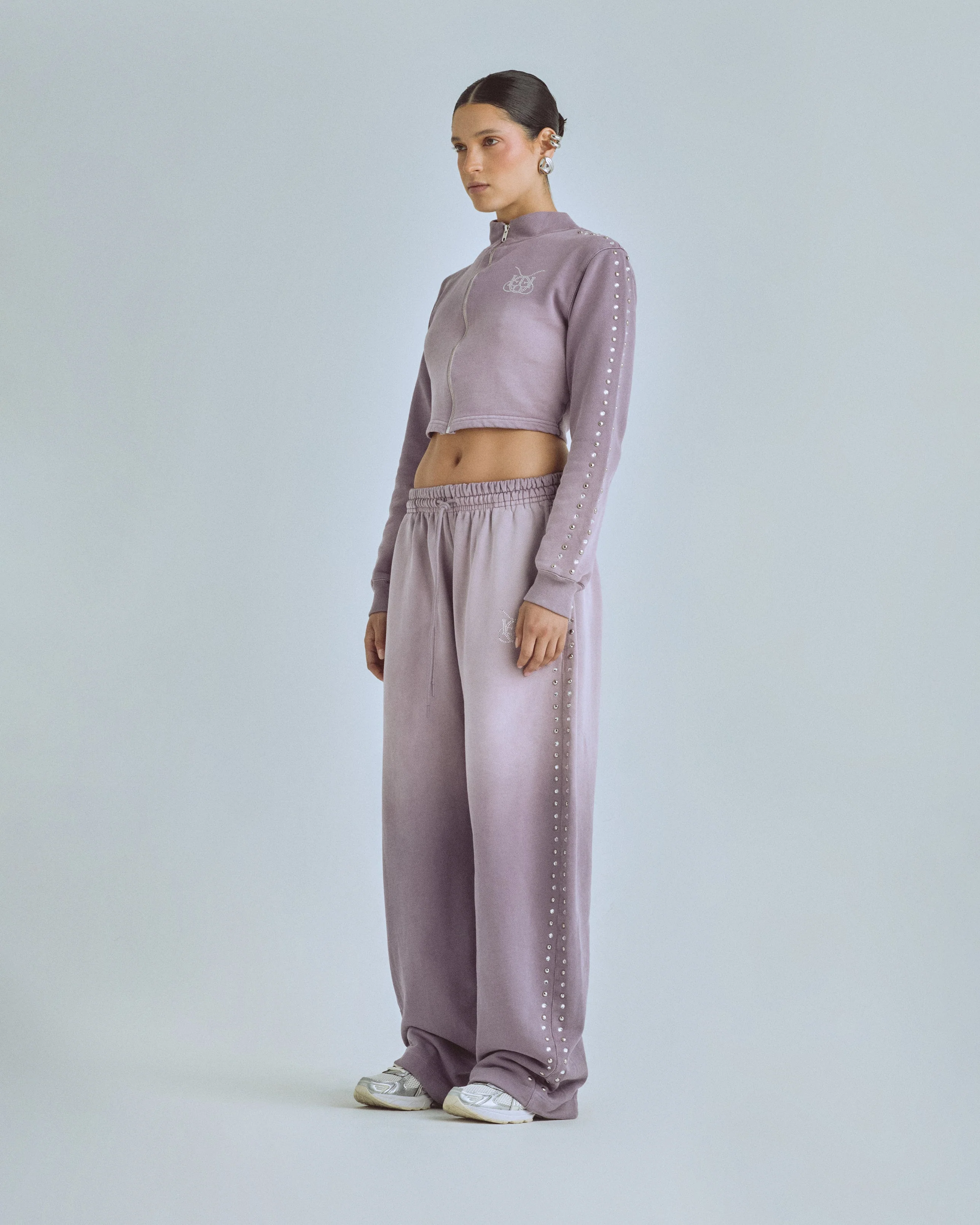 W Santa Union "Unión" Zip Up Turtleneck Purple - Image 5